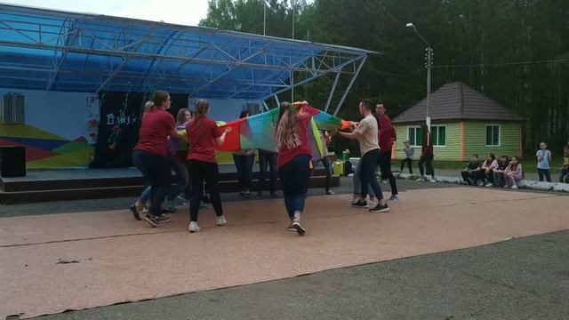 Открытие первого сезона в летнем оздоровительном лагере Патриот. Вожатые (тьюторы).