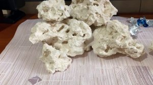 Склейка сухих рифовых камней для морского аквариума. Декорации из СРК.