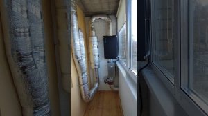 Смонтированная приточная установка на лоджии, Vakio CityAir