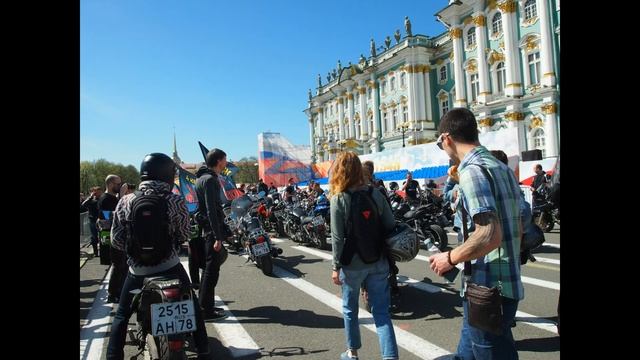 Петербургские байкеры открыли мотосезон 2016 год . смотреть онлайн