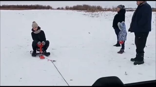 Ниссан Патфайндер 3.0 & Снегокат. Зимние забавы ) смотреть онлайн