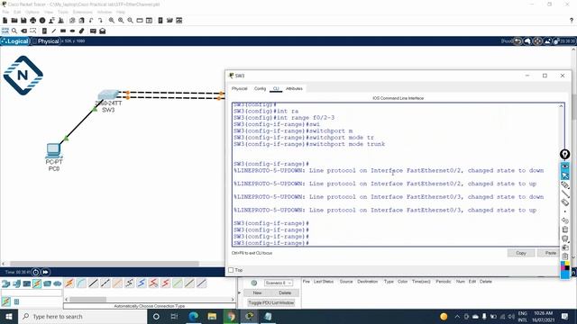 How to Configure EtherChannel by using LACP in Cisco Switch | Video # 14 смотреть онлайн