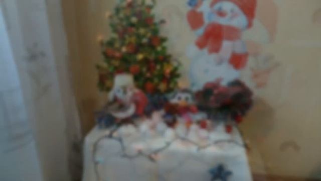 Как бюджетно украсить дом к Новому году. Уютный уголок..mp4 смотреть онлайн