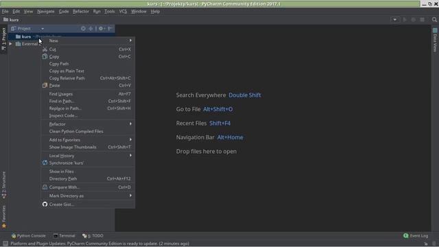 Python od podstaw - 04 - pierwszy program смотреть онлайн