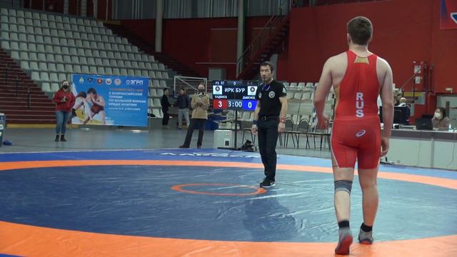 3-5. 97 кг. Магомед Хаджиев(Иркутск) - Алдар Дышенов(Бурятия)