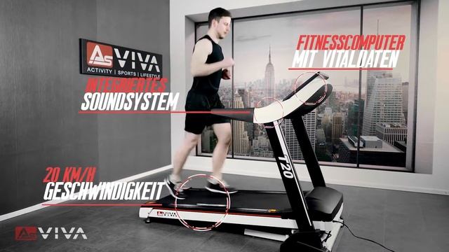 Laufband AsVIVA T20 Cardio Pro Runner смотреть онлайн