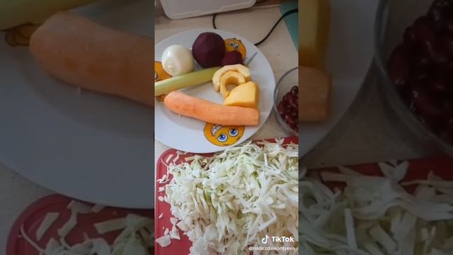 Борщ без картофеля с фасолью смотреть онлайн