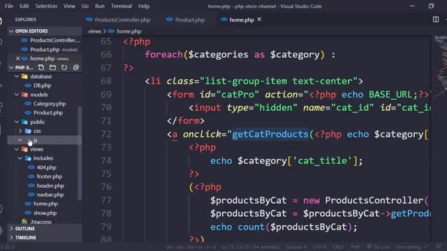 #php bdarija ecommerce website from scratch part 6 (display category products in homepage) смотреть онлайн