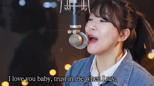 (+5 key up Funk Rock ver. ) Can't Take My Eyes Off You - Frankie Valli cover | Bubble Dia смотреть онлайн