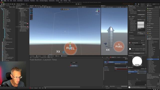 Unity + Playmaker - Countdown Timer And Flight Time