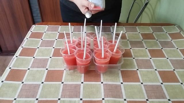 Арбузное мороженое. Фруктовый лед. Быстро и вкусно. смотреть онлайн