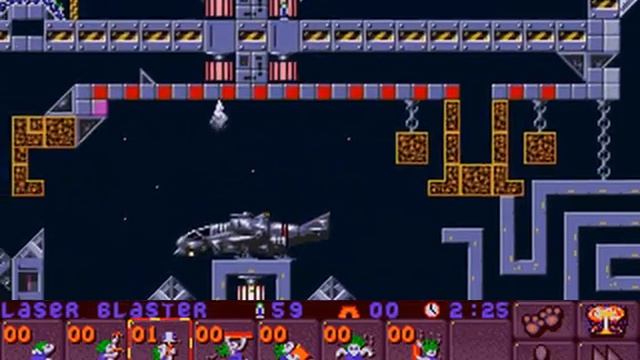 Lemmings 2: The Tribes - Space Level 8 смотреть онлайн