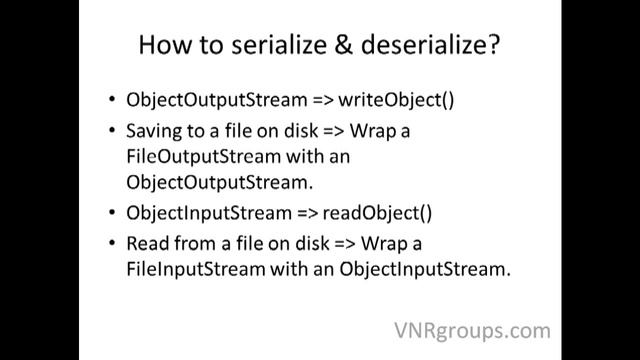 Java Serialization Tutorial With Programming смотреть онлайн