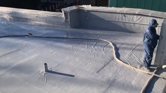 Ремонт кровли напылением полимочевины смотреть онлайн