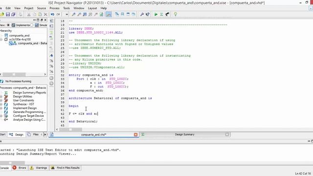 Instalación ISE 14.7 - Video 5 (Hola Mundo) смотреть онлайн