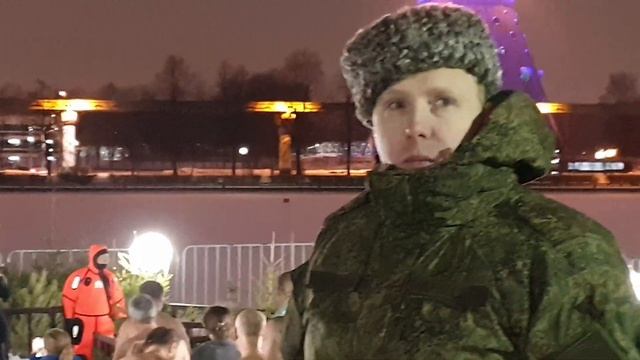 Крещение 2023 - Останкинский пруд. смотреть онлайн