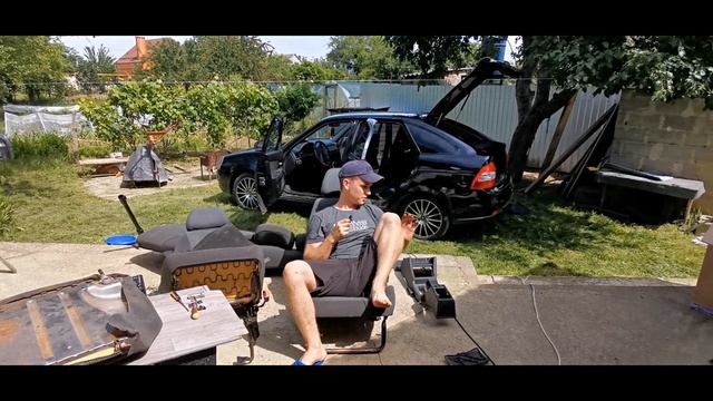 ДЕШЕВЫЙ ТЮНИНГ САЛОНА ЛАДА ПРИОРА за 1500 Р / ПЕРЕТЯЖКА САЛОНА / LADA PRIORA своими руками смотреть онлайн