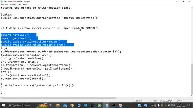 java networking url source code смотреть онлайн