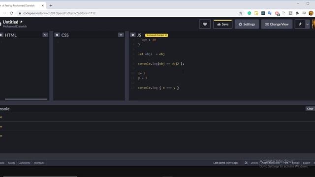 27 JavaScript Comparing Object | JavaScript Crash Course By Darwish смотреть онлайн