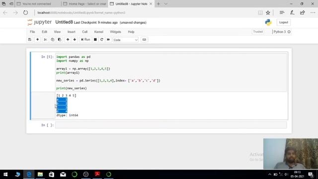 SERIES IN PYTHON PANDAS | CLASS 12 IP NCERT | CREATE SERIES FROM SCALER VALUE, NDARRAY,DICTIONARY | смотреть онлайн