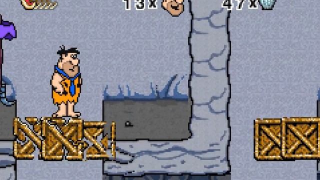 The Flintstones - Big Trouble In Bedrock (GBA) Longplay [513]