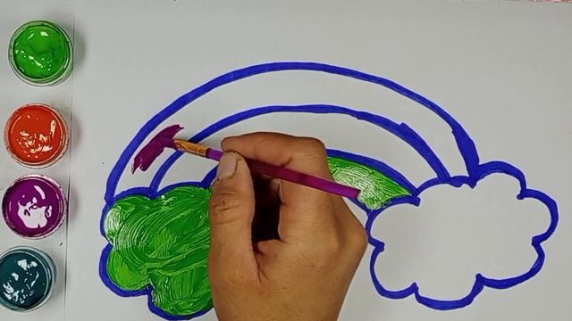 Bolalar uchun kamalak chizilgan/Drawing rainbow for children/Рисование радуга для детей | for Kids смотреть онлайн