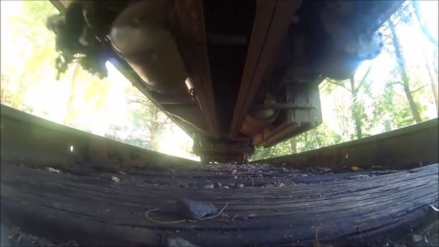 Trains running over camera montage смотреть онлайн