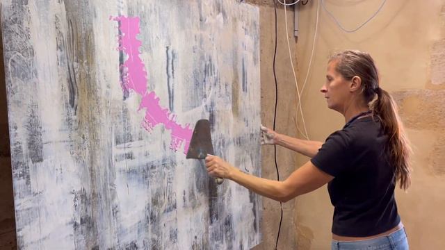 Abstract painting process / Intuitive and vibratory painting process / Healing painting смотреть онлайн