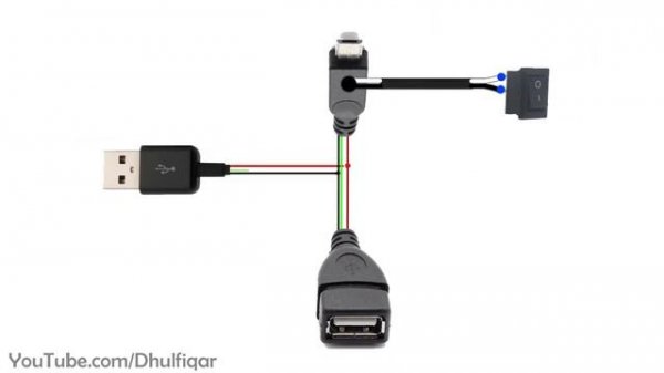 DIY OTG Charging Cable at the same time for MicroUSB Phones/Tablets [Simultaneously] Android/Window