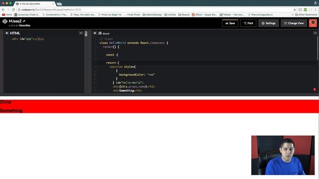 [2017] React Tutorial for Beginners - Codepen.io смотреть онлайн