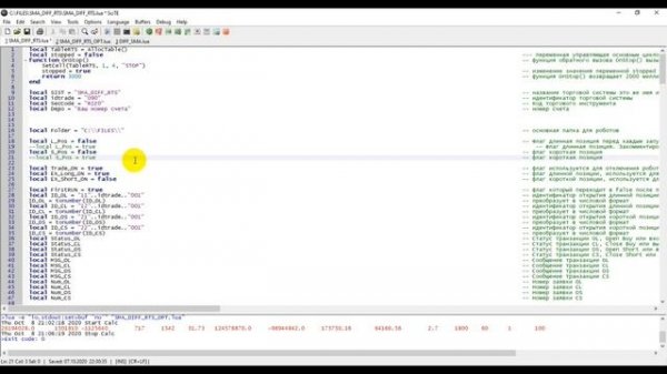 Полностью готовый торговый робот для терминала QUIK на языке Lua.