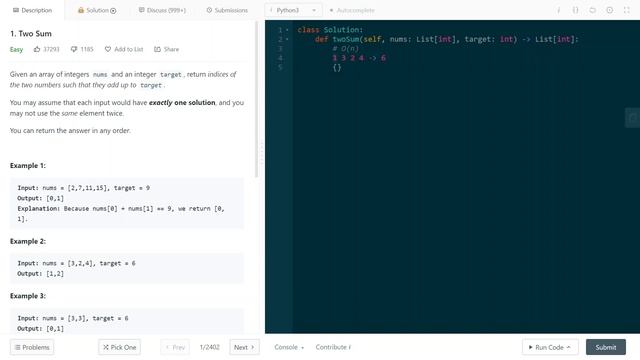 LeetCode - 1. Two Sum [Python] смотреть онлайн