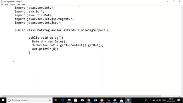 Jsp - Custom tags смотреть онлайн