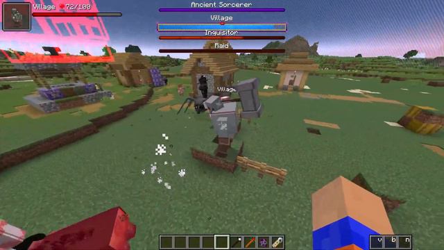 Illager Team Vs Ultimate Piglin Modded Raid | Minecraft Mob Battle