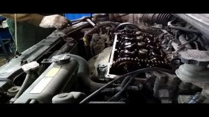 Hyundai Matrix замена цепи и ремня ГРМ. Часть 1.