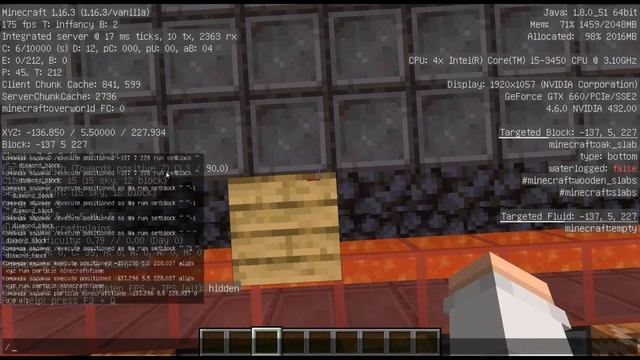 Execute 2 / positioned, positioned as, align / Команды / МАЙНКРАФТ смотреть онлайн