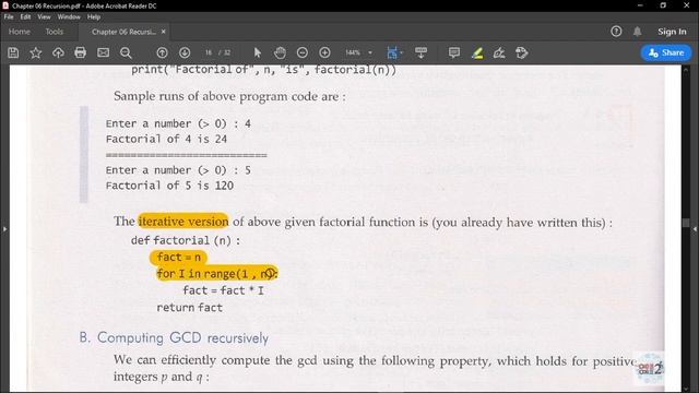 Chapter - 6 | Recursion | Part - 3 | Computer Science with Python Class 12 смотреть онлайн