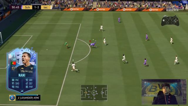 FIFA 22 FUT FANTASY NANI REVIEW | FIFA 22 ULTIMATE TEAM смотреть онлайн