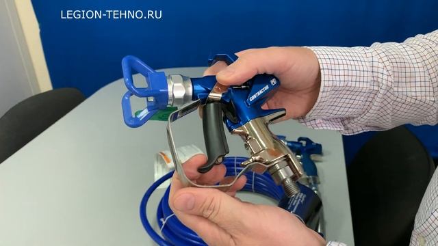 Новый окрасочный пистолет Graco Contractor PC Compact от компании Легион-Техно смотреть онлайн