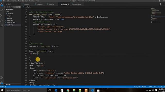 How to verify payment on Paystack Reach paystack's verify payment endpoint using PHP and cURL смотреть онлайн