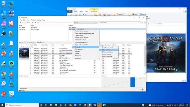 Foobar2000: 1 FLAC Image File From Multiple Tracks (Embedded CUE File) смотреть онлайн
