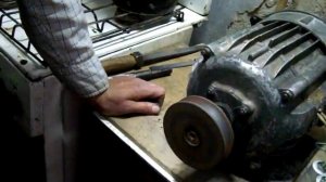 Подгонка шкива к валу электродвигателя