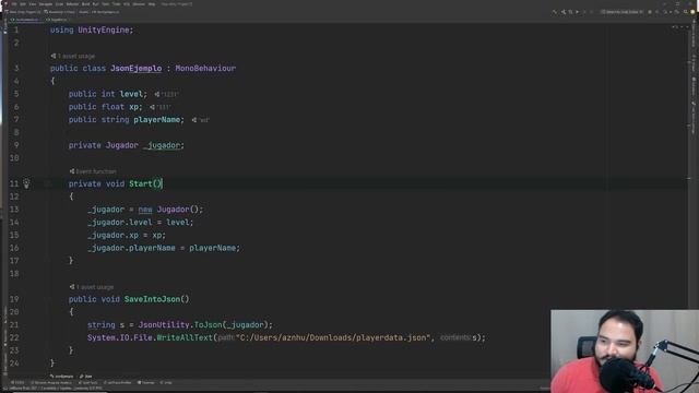 Formato JSON en Unity - Muestra Académica смотреть онлайн