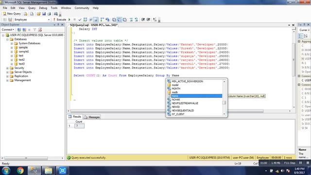 SQL Server Group By Example SQL Server Tutorial смотреть онлайн