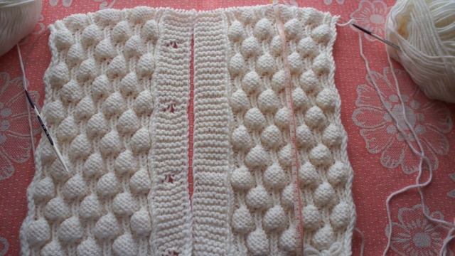 Детский кардиган - пальто МАЛИНКИ - 1 часть. Для девочек спицами на 1,5 - 2 года. смотреть онлайн