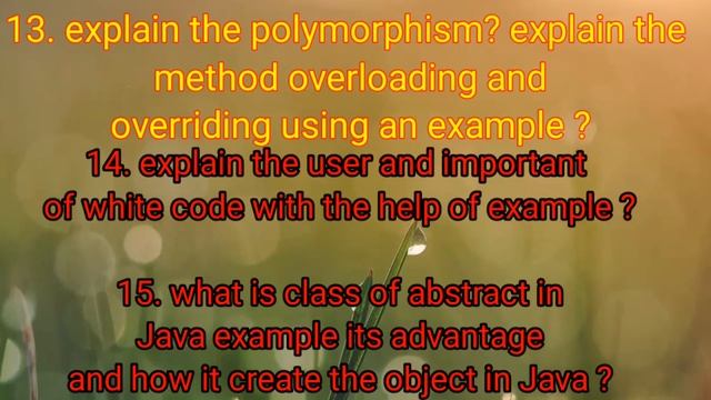 Java most important long question#BCA important question#Java MCQ смотреть онлайн