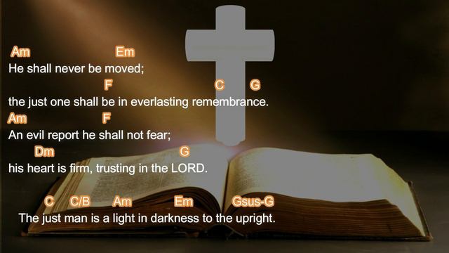 The just man is a light in darkness to the upright. Psalm Feb. 5, 2023 with Chords & Acclaim. смотреть онлайн