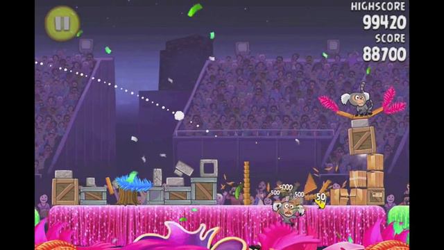 Angry Birds Rio Level 6 (7-6) Carnival Upheaval 3 Star Walkthrough смотреть онлайн