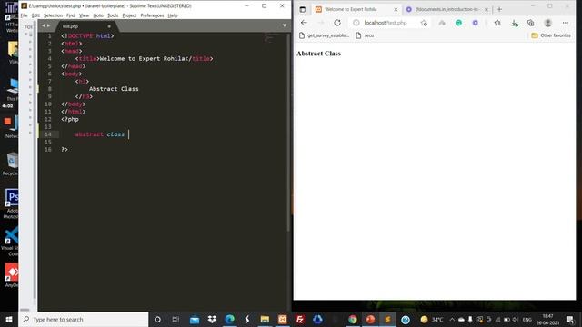 OOP Abstract Class Tutorial in Hindi | Expert Rohila смотреть онлайн