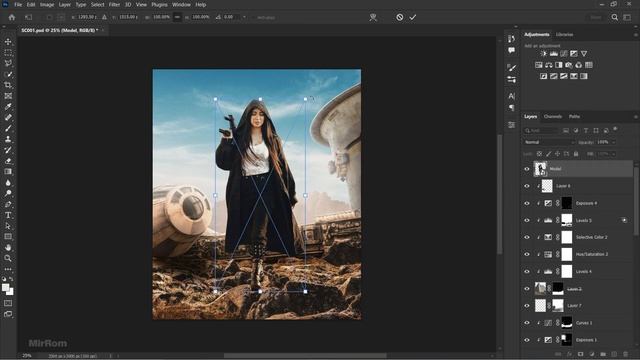 I Created a Rebel Photo Manipulation in Photoshop смотреть онлайн